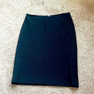 Armani Collezioni Acrylic/Wool Knee Length Skirt